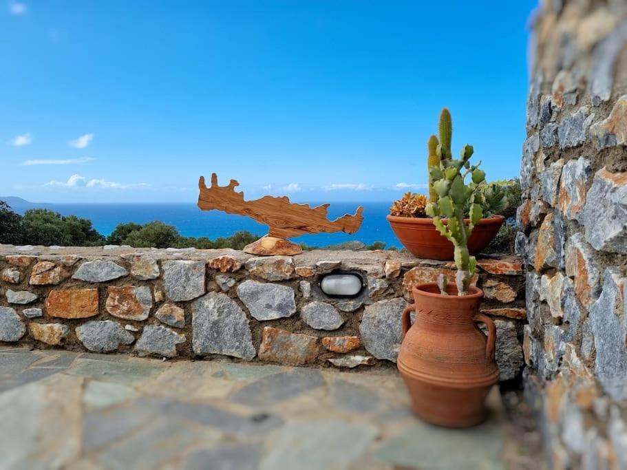 Villa Mavri Ruhige Private Pool Villa, Meerblick Agia Paraskevi  Екстер'єр фото