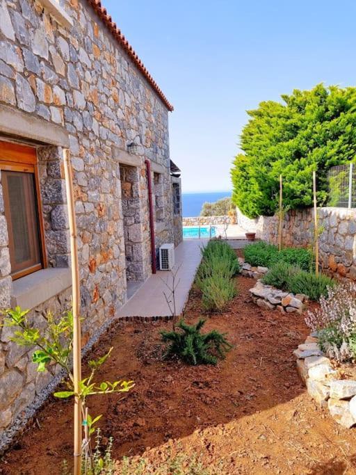 Villa Mavri Ruhige Private Pool Villa, Meerblick Agia Paraskevi  Екстер'єр фото